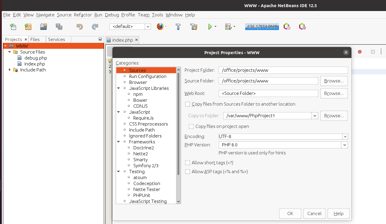 Debug PHP using Xdebug and NetBeans on Ubuntu - Configure Project Debug PHP using Xdebug and NetBeans on Ubuntu - Configure Project