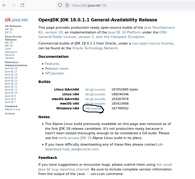 Install OpenJDK 18 On Windows 10 - Download Options Install OpenJDK 18 On Windows 10 - Download Options