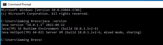 Install Java 18 On Windows 10 - Verify Installation Install Java 18 On Windows 10 - Verify Installation