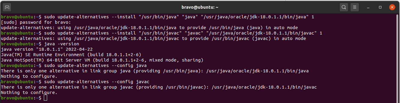 Install Java 18 on Ubuntu 20.04 LTS - JDK Selection Install Java 18 on Ubuntu 20.04 LTS - JDK Selection