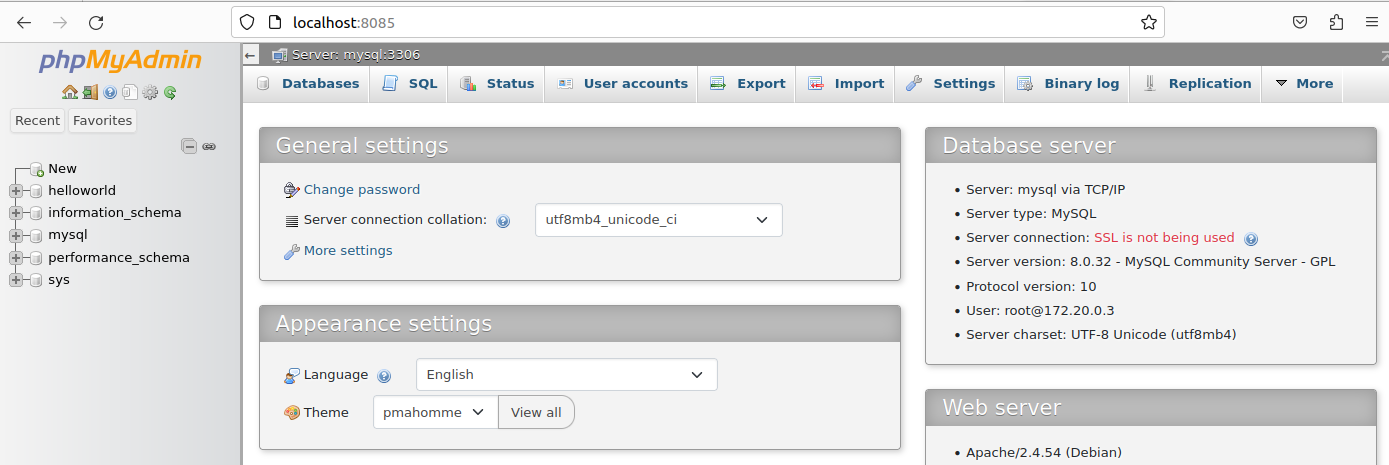 Containerize WordPress with NGINX, PHP, MySQL, and phpMyAdmin using Docker - Database Setup Containerize WordPress with NGINX, PHP, MySQL, and phpMyAdmin using Docker - Database Setup