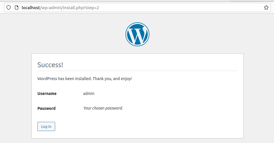Containerize WordPress with NGINX, PHP, MySQL, and phpMyAdmin using Docker - WordPress Installed Containerize WordPress with NGINX, PHP, MySQL, and phpMyAdmin using Docker - WordPress Installed